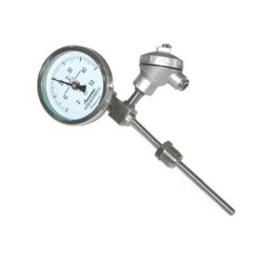 帶熱電偶雙金屬溫度計(jì)